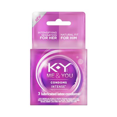 K y Intense Condom 3ct