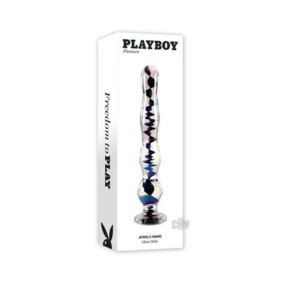 Personal Massagers Playboy Jewels Wand Borosilicate Glass Iridescent