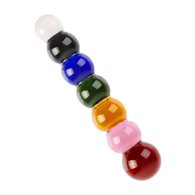 Lucent Rainbow Glass Beads