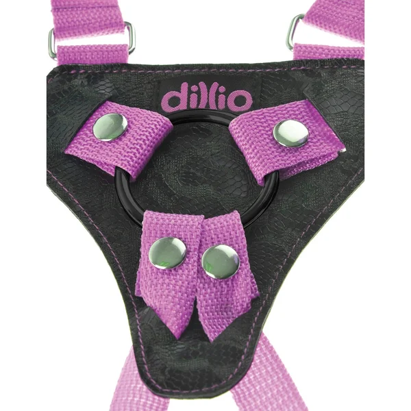 Dillio Pink - 7" Strap-on Suspender Harness Set — image 16 of 17