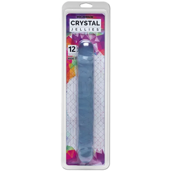 Crystal Jellies Jr Double Dong 12 Inch - Clear — image 14 of 14