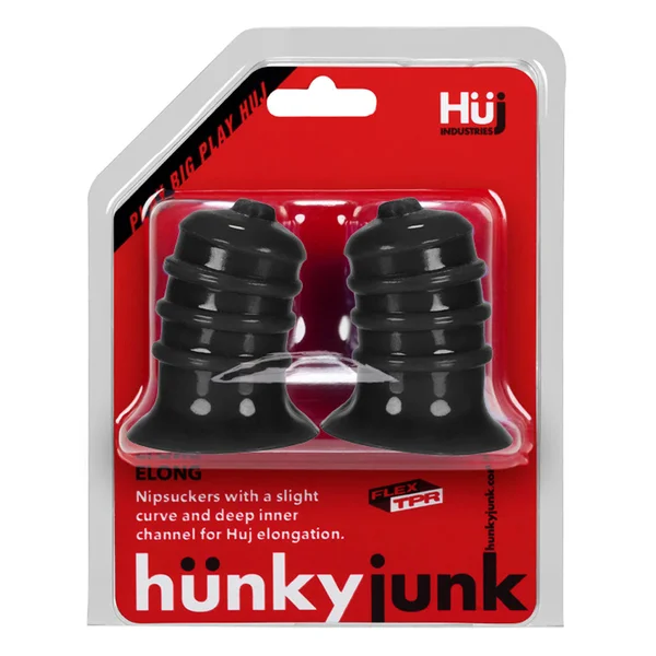 Hunkyjunk Elong Nipsuckers - Black — image 6 of 8