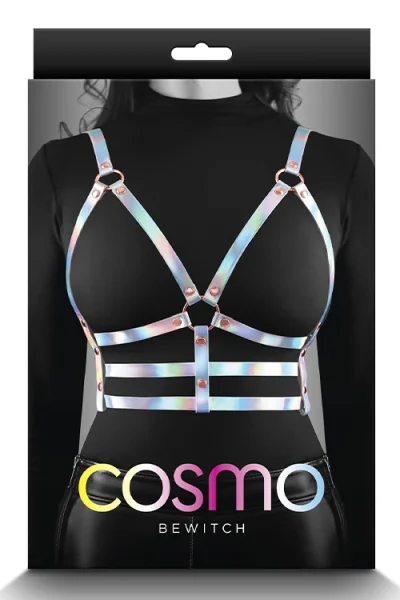 NS Novelties Cosmo Bewitch Harness - Holographic Rainbow Harness