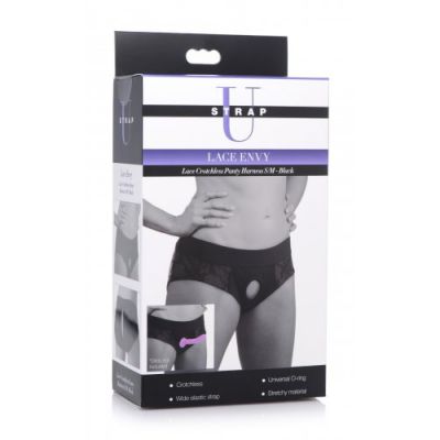 Lace Envy Lace Crotchless Panty Harness