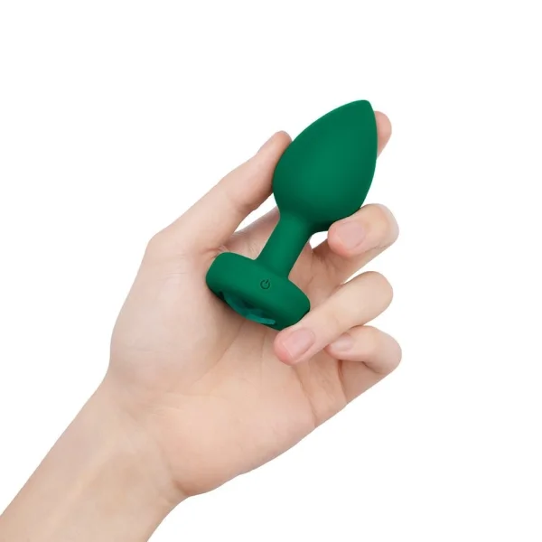 B-vibe Vibrating Jewels - Remote Control- Rechargeable - Emerald (m/l) — image 10 of 14