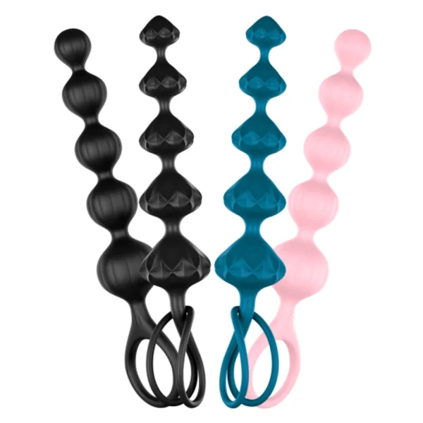 Satisfyer Soft Silicone Anal Beads - Set Of 2!