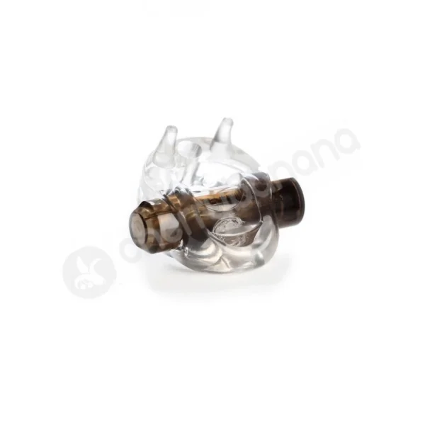 Crossbones The Running Bull Clear Cock Ring