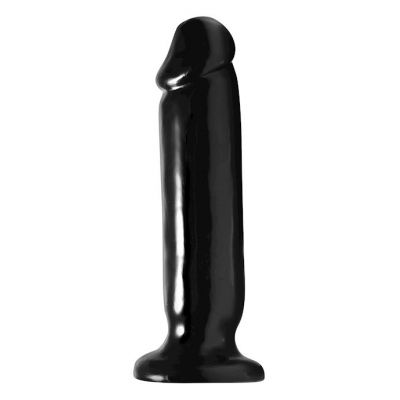 Black Stallion Strap On Harness Dildo Black 8 Inch