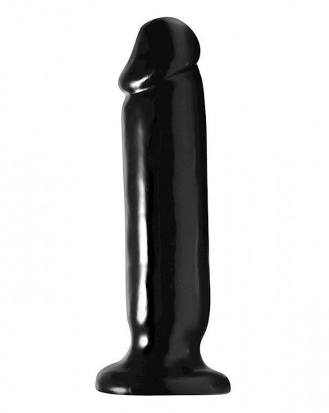 Black Stallion Strap On Harness Dildo - Black - 8 Inch