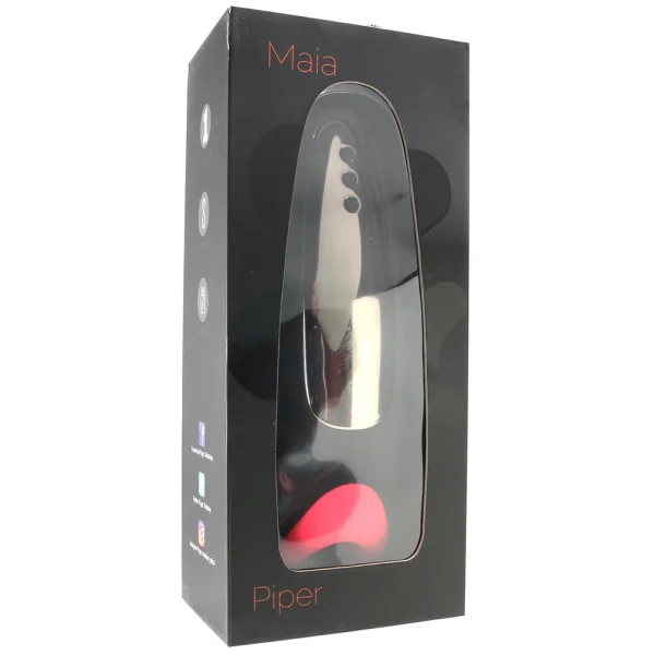 Maia Piper Vibrating Self-Heating Silicone Masturbation Sleeve with Suction
