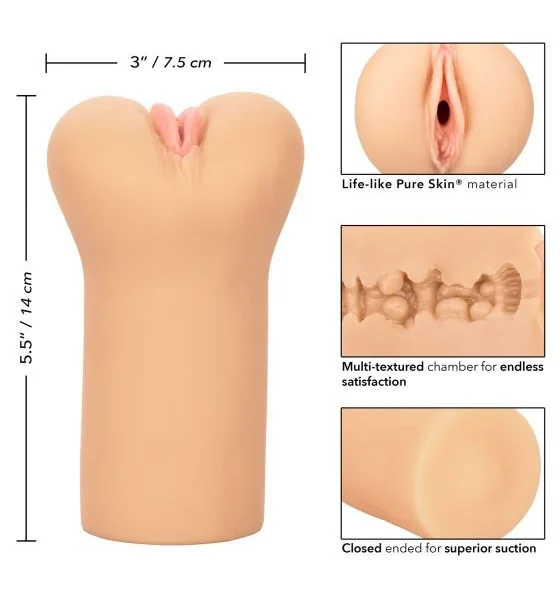 Boundless Vulva Masturbator Flesh Pink — image 7 of 14