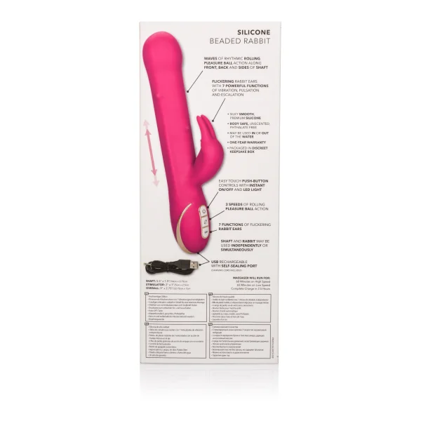 Premium Jack Rabbit Silicone Beaded Rabbit