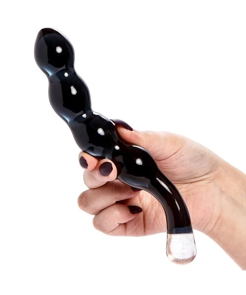 Glacier Glass Magic Touch Beaded Dildo – 8 Inch — image 6 of 6