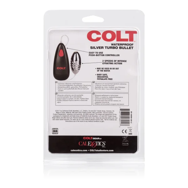 COLT Waterproof Silver Turbo Bullet