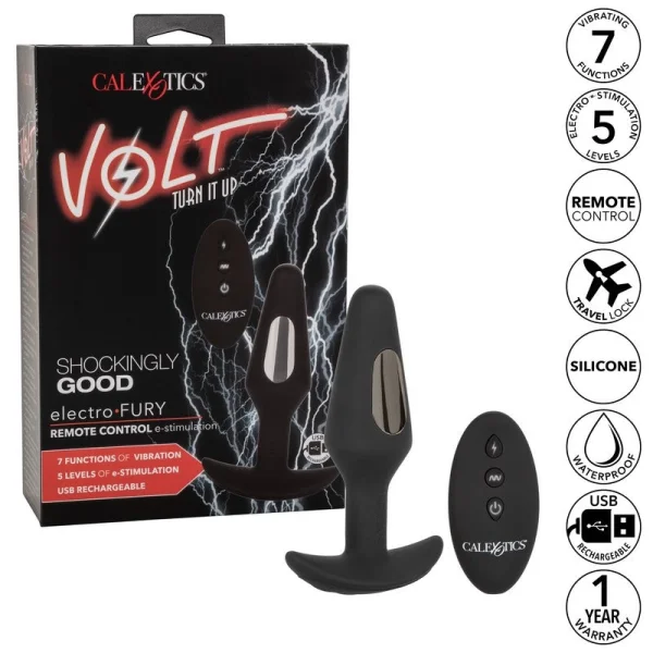 Volt Electro Fury EStim Butt Plug
