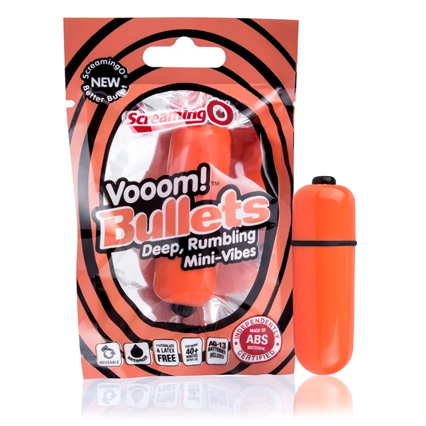 Vooom Bullets Mini-Vibes - Each - Tangerine — image 10 of 14