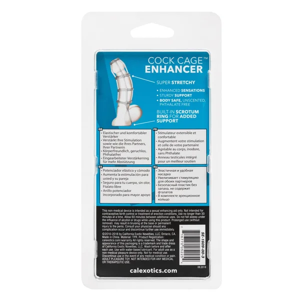 Cock Cage Enhancer - Clear — image 9 of 12