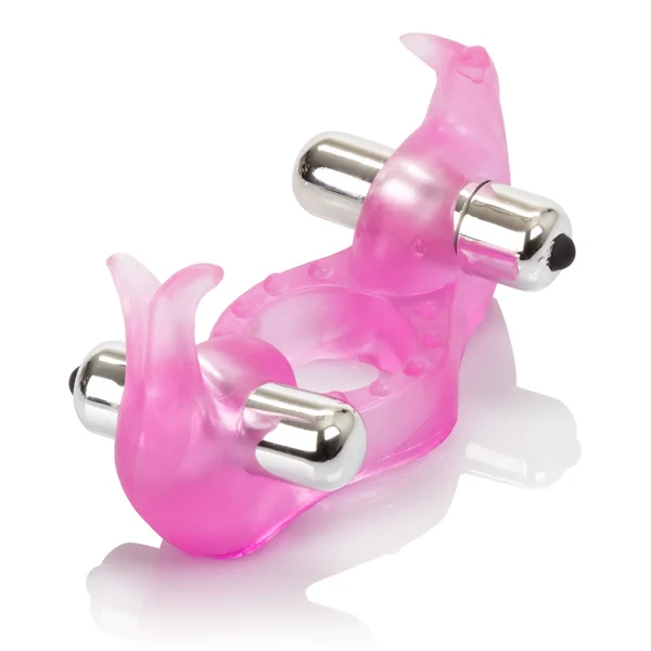 Silicone Triple Orgasm Erection Enhancer - Pink — image 13 of 14