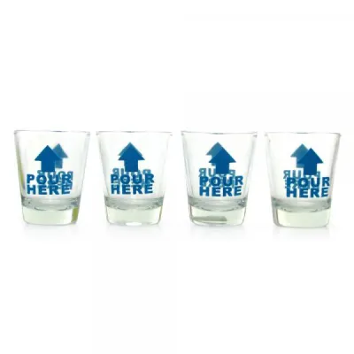 In Case Of Emergency Shot Glass Set 4 Each