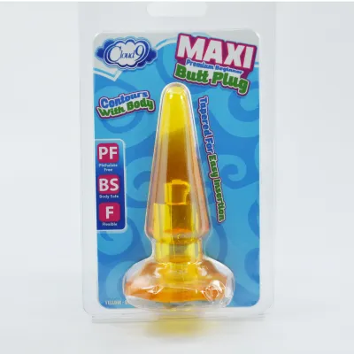 Cloud 9 Maxi Butt Plug Yellow