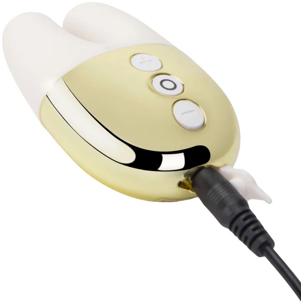 Le Wand Chrome Double Motor Vibrator - Limited Edition White/Gold