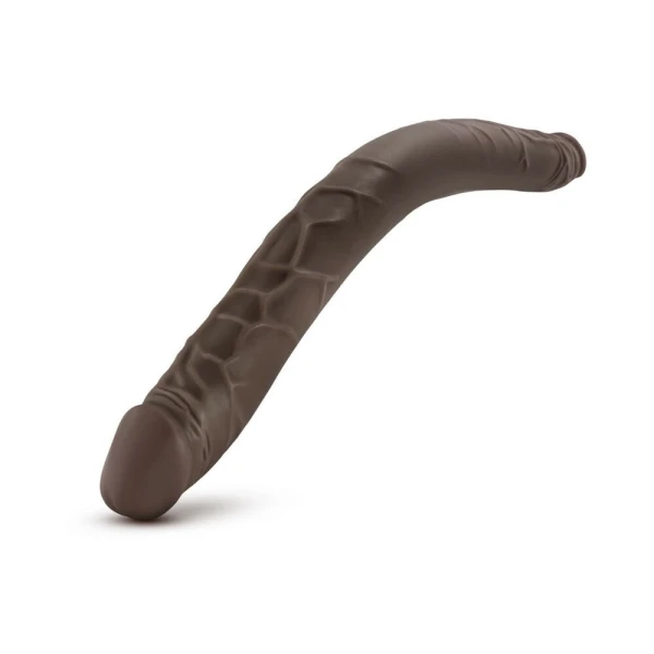 Dr Skin 16 inches Double Dildo Chocolate Brown — image 7 of 10