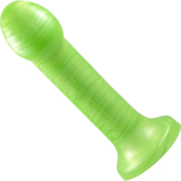 UNO Silicone G-Spot or P-Spot Dildo By Uberrime - Limeade