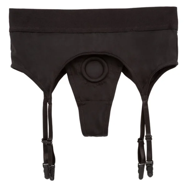 Boundless Thong With Garter Strap-On Harness By CalExotics - 2 X-Large / 3 X-Large