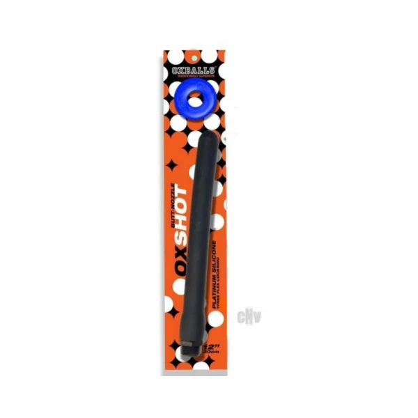 Oxballs Oxshot Butt Nozzle Shower Hose 12 In. + Flex Cockring Black