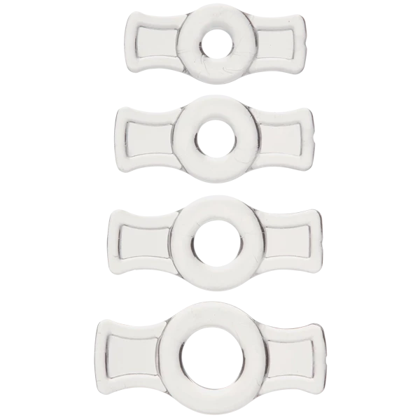 Doc Johnson TitanMen Cock Ring Set Clear — image 4 of 4