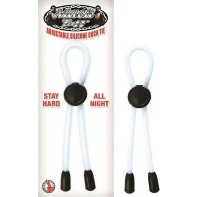 Mack Tuff Adjustable Silicone Cock Tie Clear