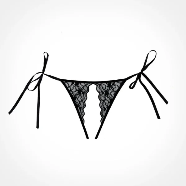 Adore - Crotchless Scalloped Lace Lolita Panty