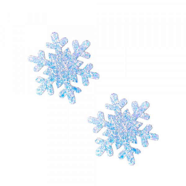 Neva Nude Pasty Snowflake Glitter Frost Pasties