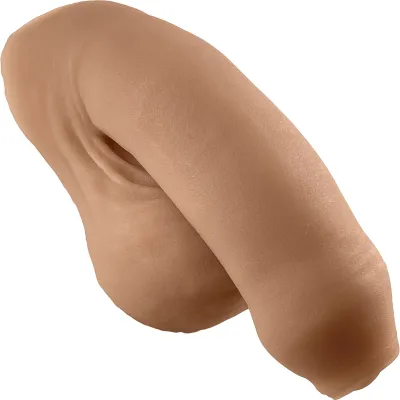 Pierre Uncut Silicone Packer by New York Toy Collective Caramel