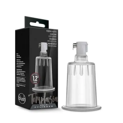 Temptasia Clit Cylinder 1 2in Diameter Clear