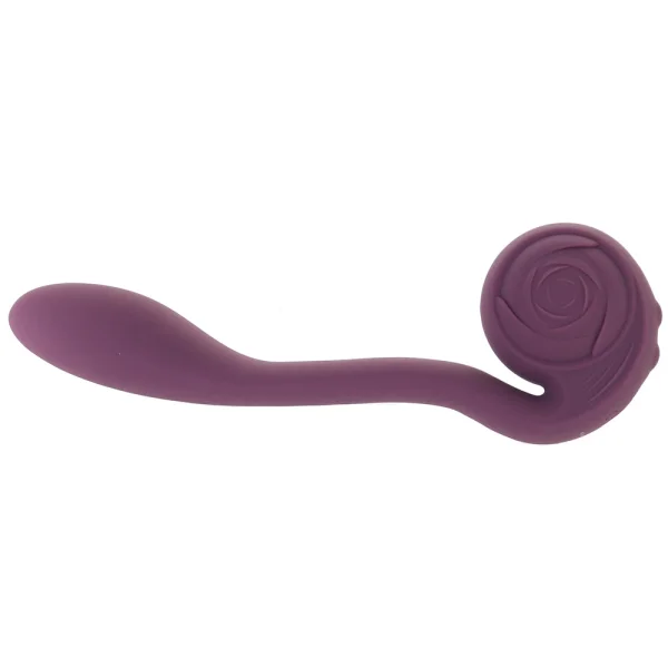 Gender X Poseable You Rechargeable Waterproof Silicone Dual Stimulation Vibrator - Purple