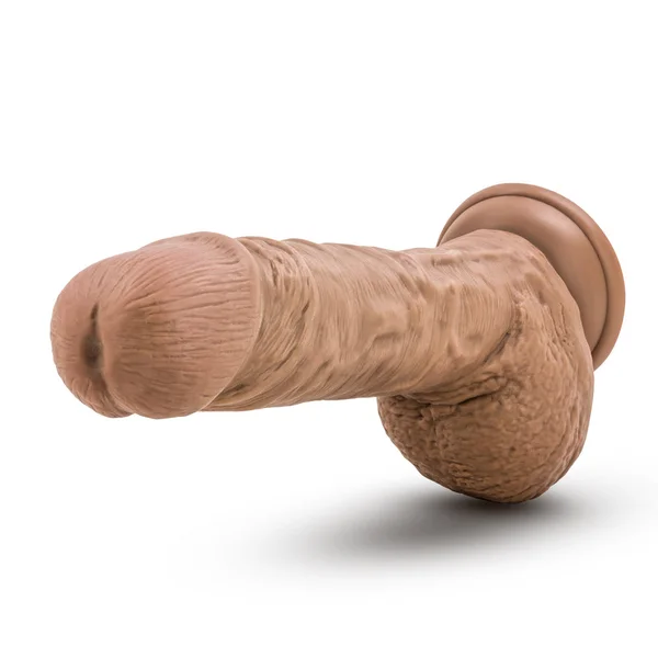 Silicone Willy's - 9 Inch Silicone Dildo With Balls - Mocha — image 9 of 12