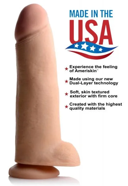 USA Cocks 12 Inches Ultra Real Dual Layer Suction Cup Dildo — image 5 of 8