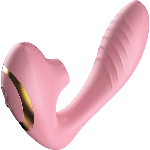 Tracy's Dog OG PRO 2 Clitoral Sucking Vibrator With Pleasure Air, G-Spot Vibration & Remote - Light Pink