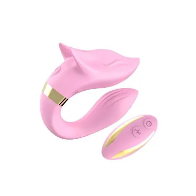 Kitsune Couples Vibrator Pink