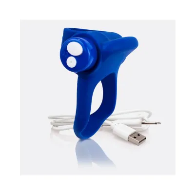 Charged You Turn Plus Vibrating Ring Blue