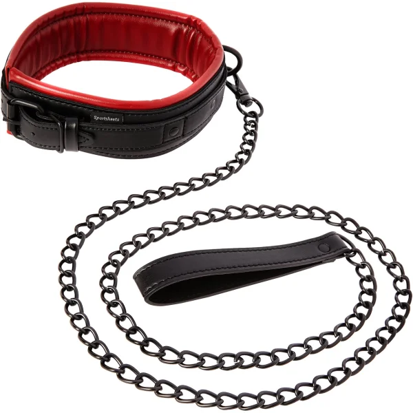 Saffron Leash And Collar By Sportsheets