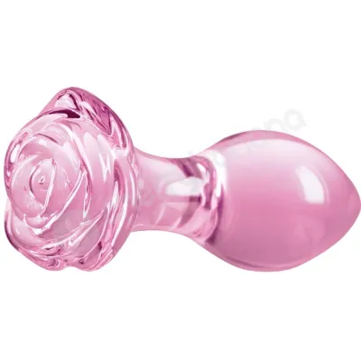 Crystal Rose Pink Glass 2 8 Butt Plug