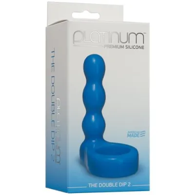 Platinum Premium Silicone the Double Dip 2 Blue