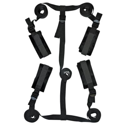 Sex Mischief Bed Restraint Kit with Wrist Ankle Cuffs