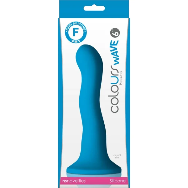 Colours Wave 6" Silicone Dildo by NS Novelties
