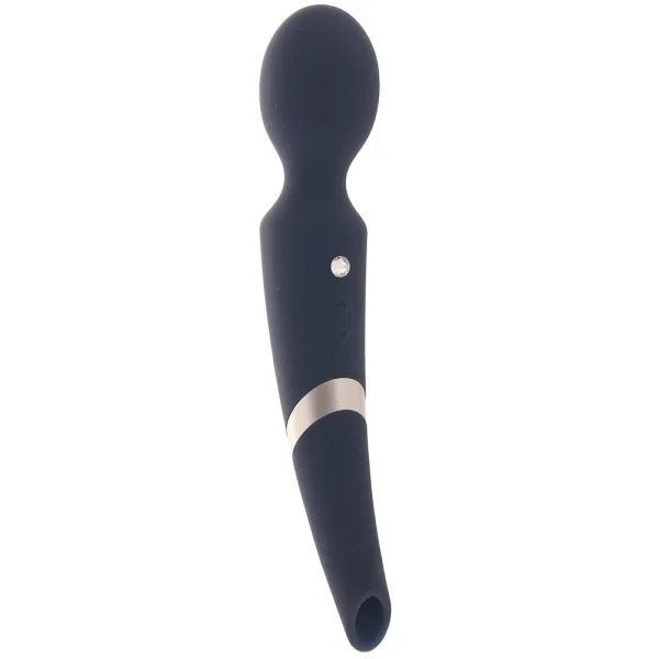 Sugar Pop Aurora Silicone Pressure Wave Clitoral Stimulator & Wand Style Vibrator - Blue