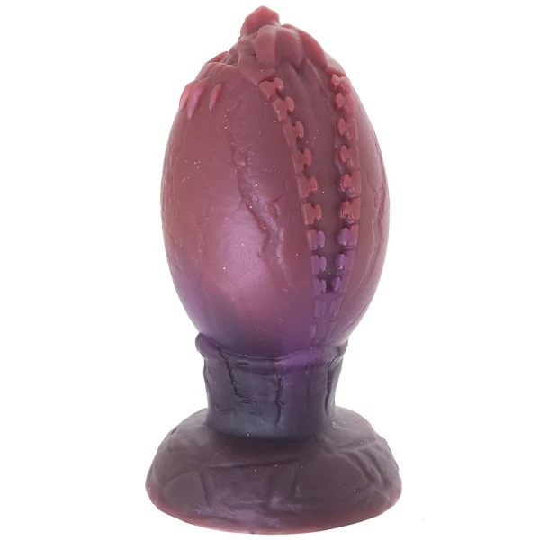 Dragon Hatch Silicone Egg 7" Butt Plug With Suction Cup By Creature Cocks - XL