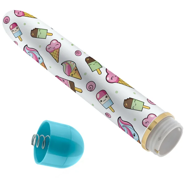The Collection Sweet Cream Classic Slimline Vibrator by Blush Novelties — image 7 of 10