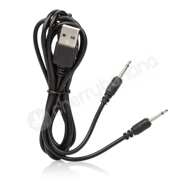 Silicone Rechargeable Black Remote Pleasurizer Cock Ring